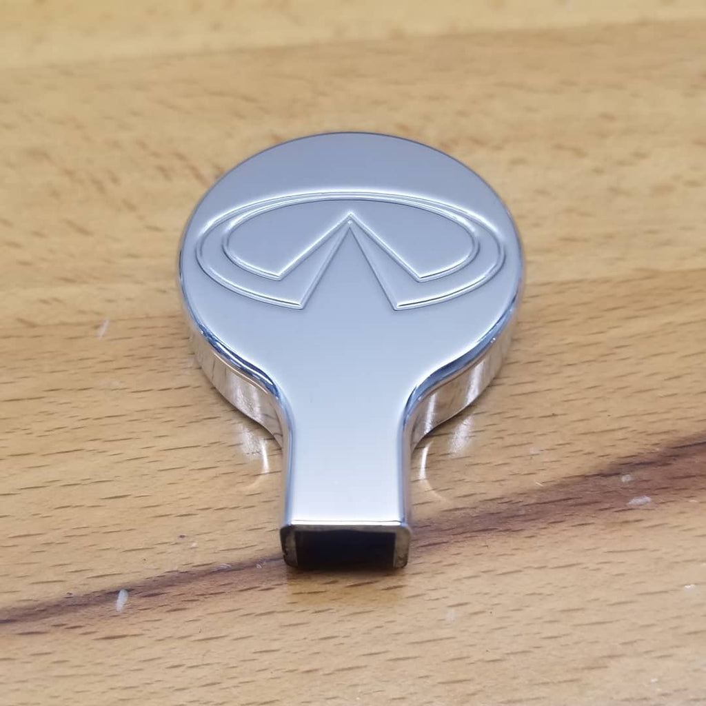 Infiniti Logo Dip Stick Handle Cover - Polished