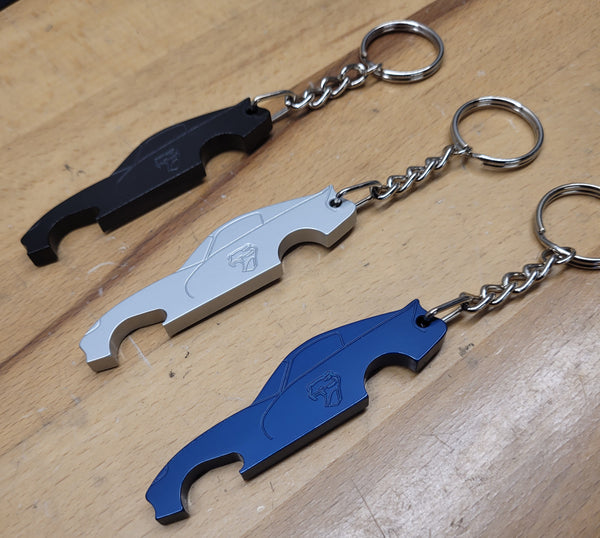 Dodge Viper Gen 2 GTS Bottle Opener Keychain Black or Silver