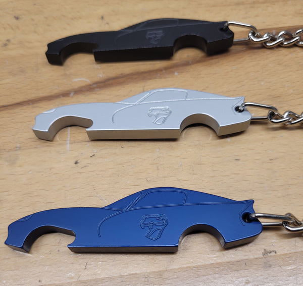 Dodge Viper Gen 2 GTS Bottle Opener Keychain Black or Silver