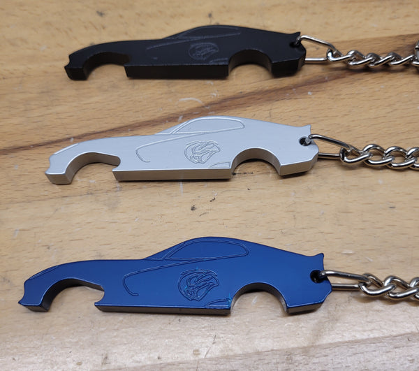 Dodge Viper Gen 5 GTS Bottle Opener Keychain Black or Silver