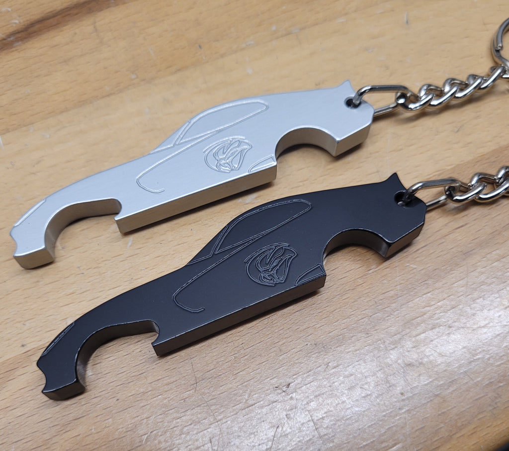 Dodge Viper Gen 5 GTS Bottle Opener Keychain Black or Silver