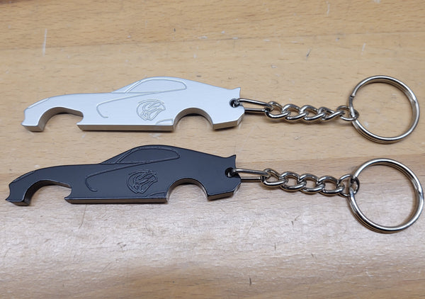 Dodge Viper Gen 5 GTS Bottle Opener Keychain Black or Silver