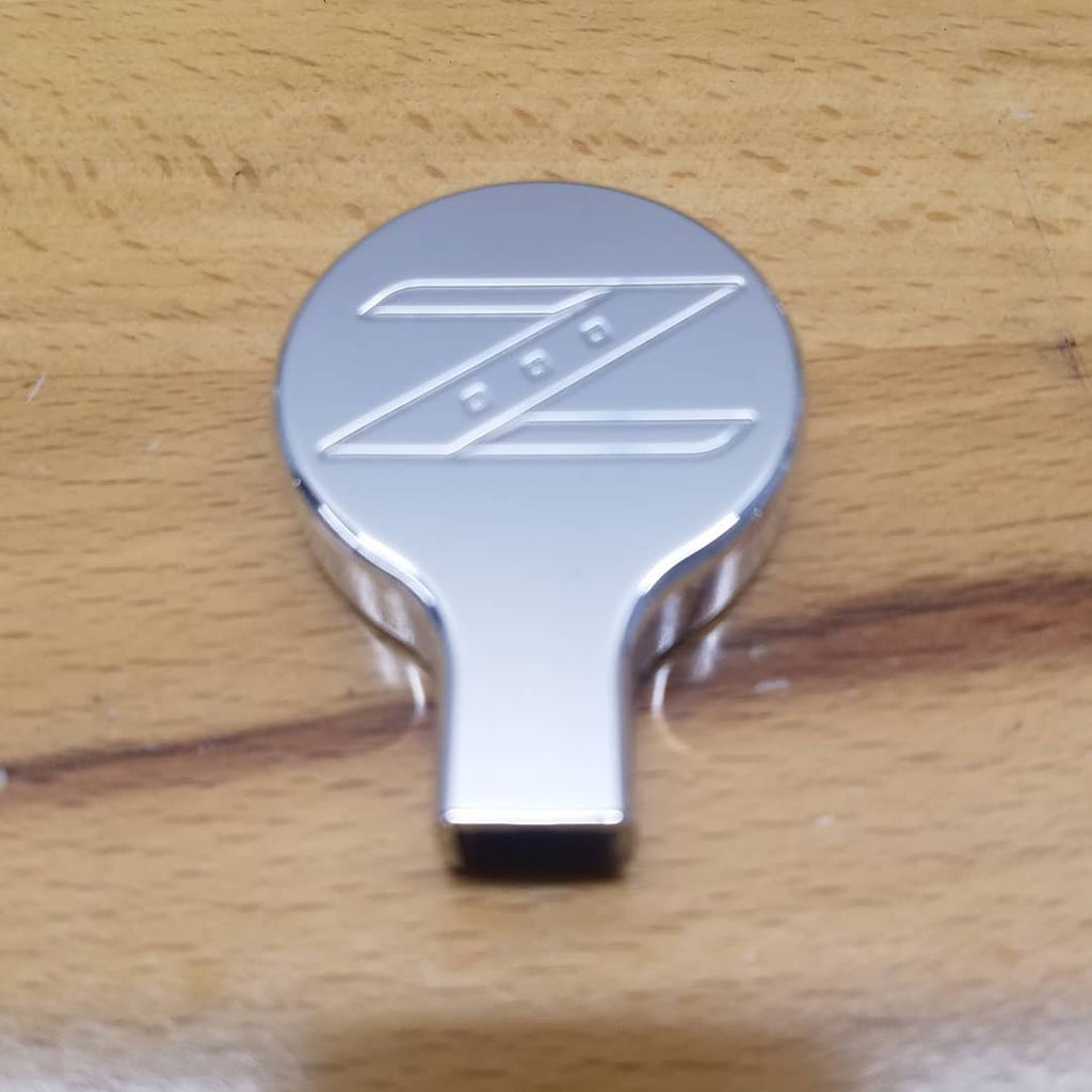 Z logo Dip Stick Handle Cover - Polished