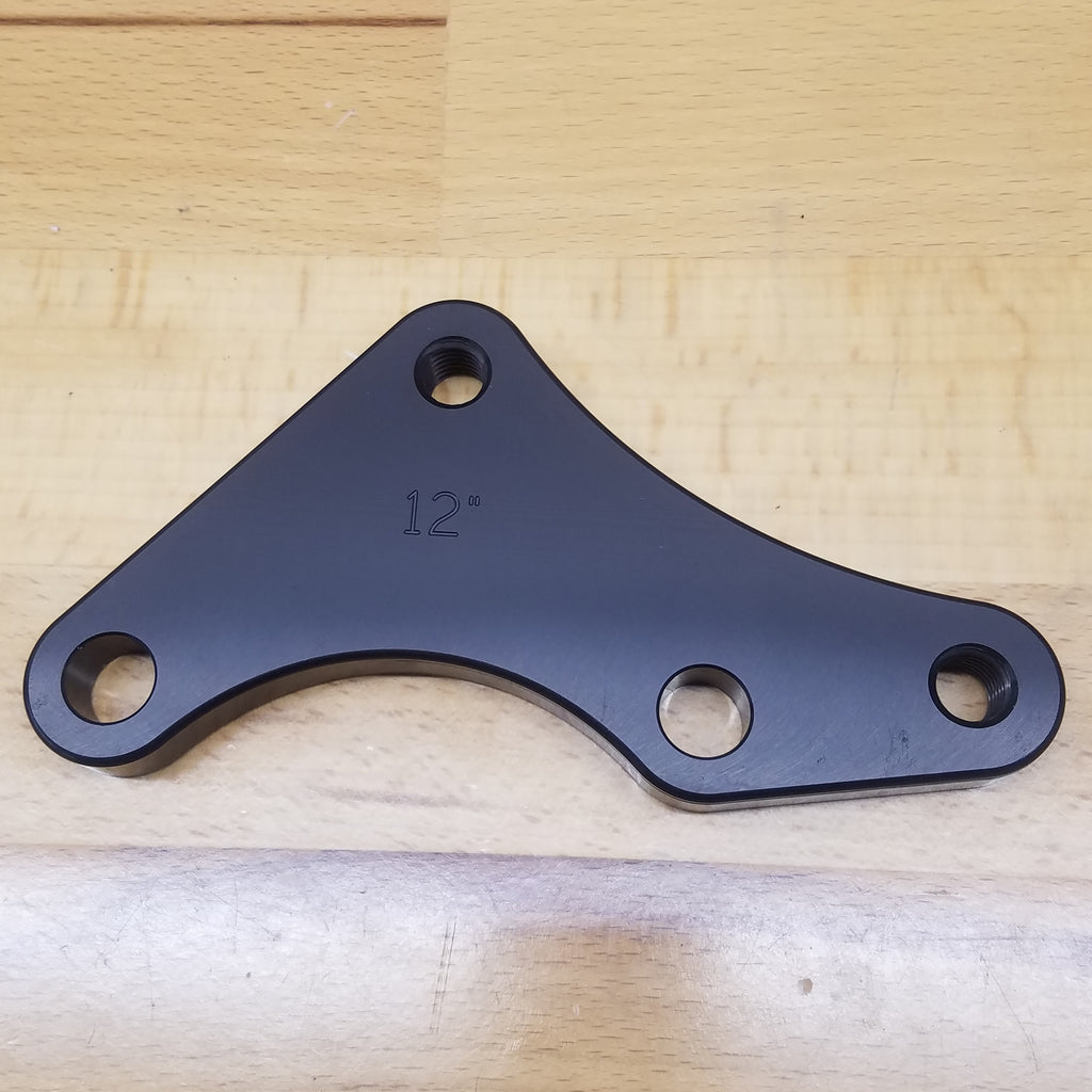 Asphalt Modified Rear Caliper Bracket - 12" Rotor