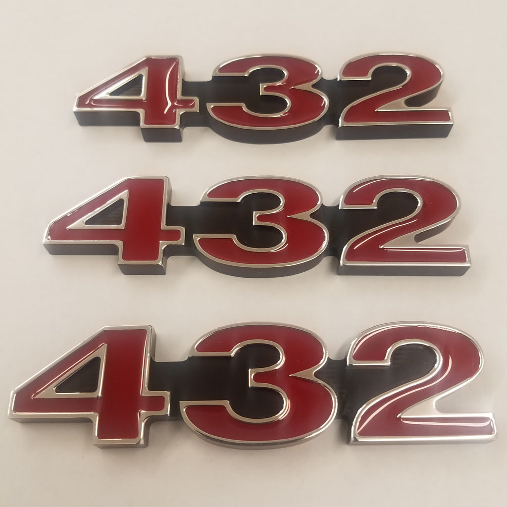 432 Billet Replica Emblem Set