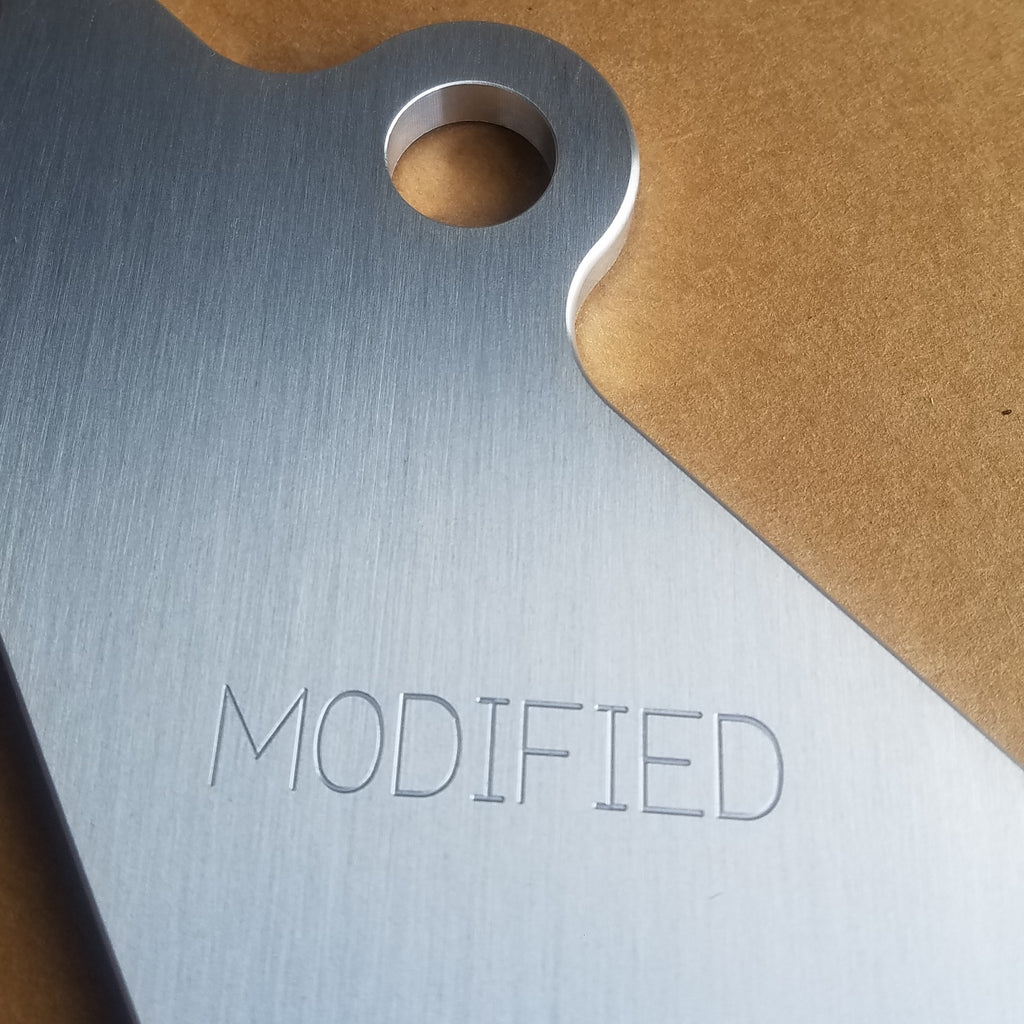 Engine Mod Plate Asphalt Modified Rear Engine Plate - Modified Style – Ztek Manufacturing