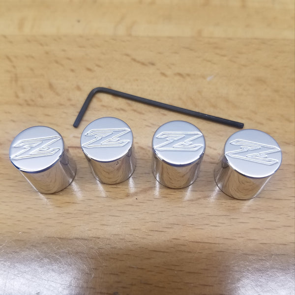 Proto Z Inspired Logo Tamper Proof Valve Stem Cap Set Ztek Manufacturing