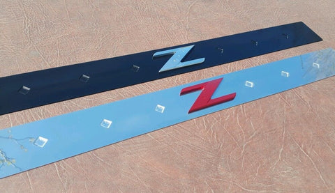 350Z Billet BIG Z Logo Replacement Door Sill Set 2003-2008 Z33 2004 2007 2006
