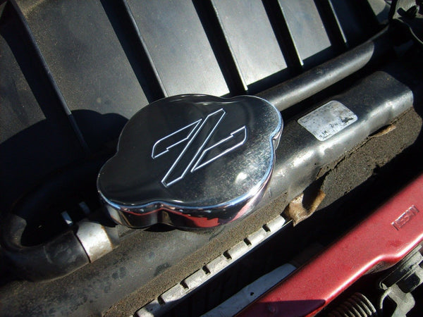 Polished Billet N/A 1990-1996 300ZX Z Logo Radiator Cap Cover Z32 1991 1993 1995